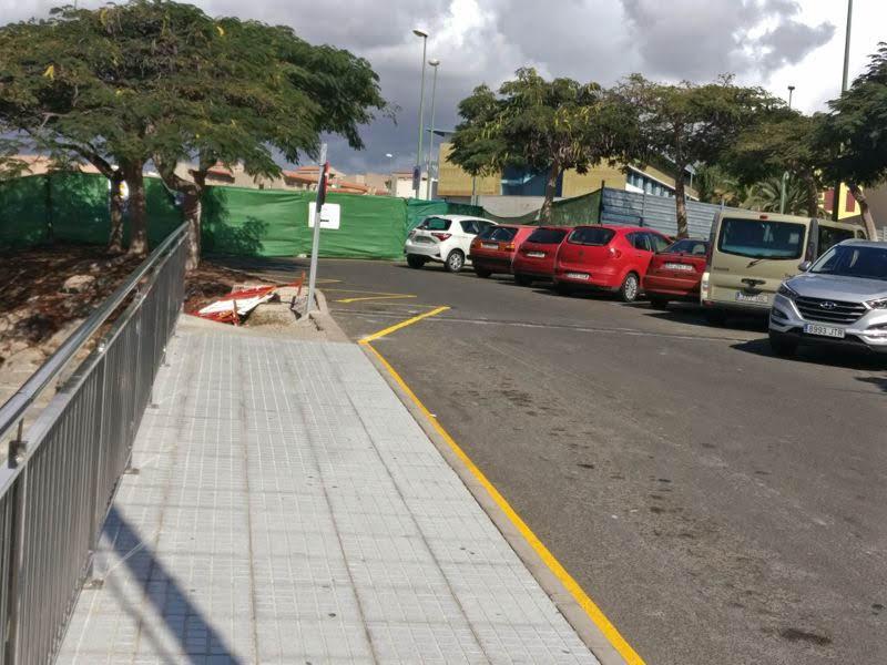 Spar parking entrance