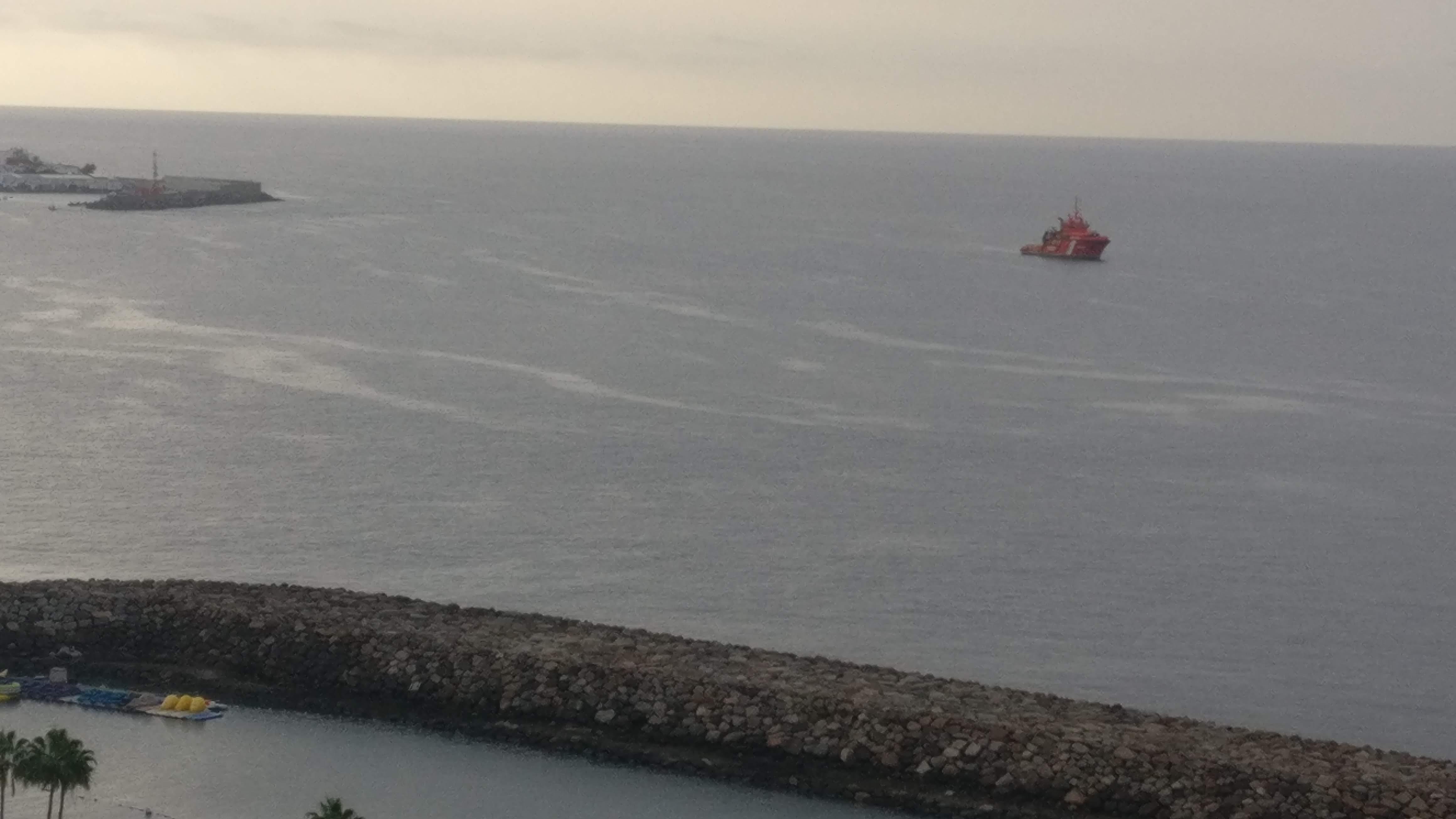 Coastguard ship off Anfi